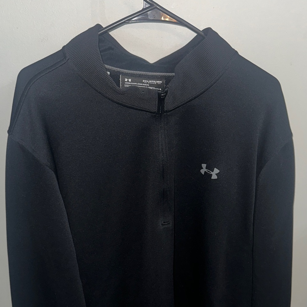 Men’s Under Armour Black Half-Zip Sweatshirt Coldgear